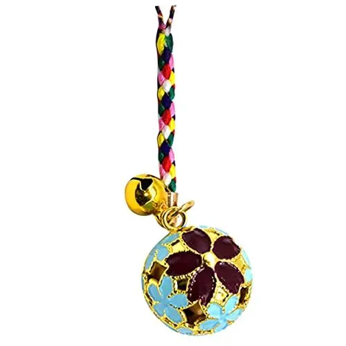 Produktbild: Kirschblüten-Glocken-Ornament The wedding Party hochzeitsideen Kirsche Charme kinder dekor eincremehilfe hängender Anhänger Blumenanhänger Metall die Klingel Japan Nylon-Seil