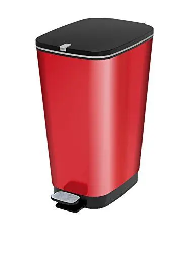 Produktbild: Kis Abfallbehälter Chic 45 Liter in rot, Plastik, 29x44.5x60.5 cm