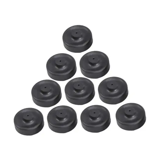 Produktbild: Kisangel Zubehör für Sauerstoffpumpen für Aquarien 10 Stück Membran für Aquarium-luftpumpen Einfach Zu Verwenden Schwarz 3 cm 5 cm Außendurchmesser