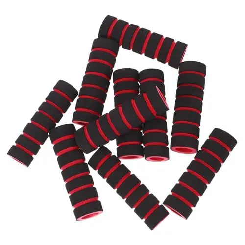 Produktbild: Kisangel 10 Stück Fitnessgeräte Schwammabdeckung Fitnessstudio Trainingsgeräte Roller Pad Ersatz Pufferrohr Pad Schwammrohr Fußpolster Roller Schwamm Rollschwamm Roller Gym Ersatzteile