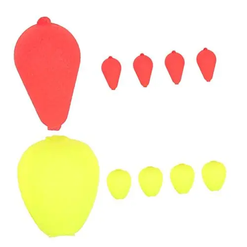 Produktbild: Kisangel 10st Auffälliger Schwimmer Bobber Für Fische Schwimmendes Angelgerät Angel-bobber Stick-bobber Anbauen Bobber Zum Eisfischen Leuchtende Angelposen Angeln Scheinen Epp Langer Stock