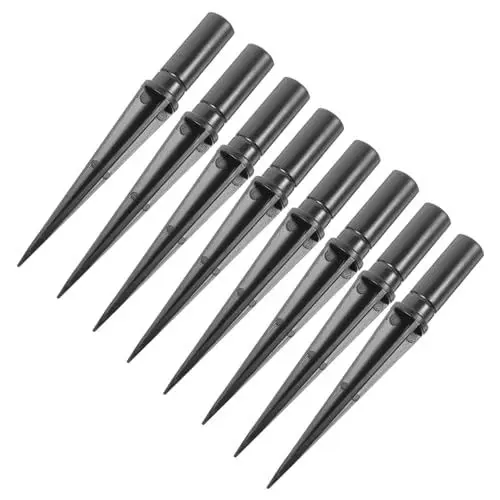 Produktbild: Kisangel Garten-solarlampen-erdspieße 10er-pack Ersatz-erdspieße Kunststoff-erdspieße Geneigtes Winkeldesign
