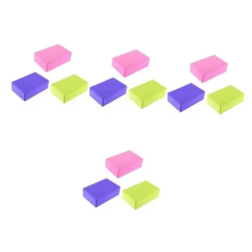 Produktbild: Kisangel 12 Stk fitness-zubehã¶r fitness zubehör yogablock stabilos iwa Yogablöcke balancieren Yoga-Block Yoga-Handgelenkstütze Yoga-Keilblock Yoga-Stein Yoga-Blöcke Kalb Hilfsstoffe