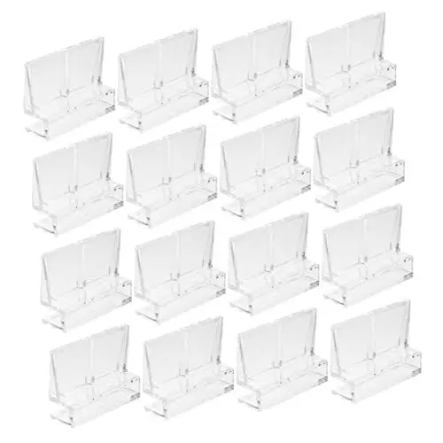 Produktbild: Kisangel 16st Halterung Für Aquarienabdeckung Aquarium Glasdeckel Clips Aquariendeckelhalter Versorgung Mit Aquarien Halterung Für Aquariumdeckel -Halter Weiß Abdeckclip