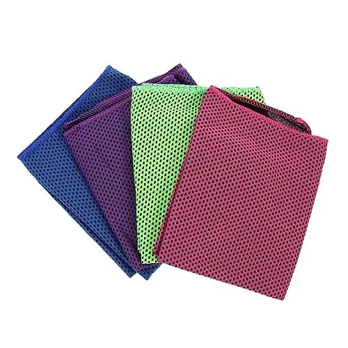 Produktbild: Kisangel 16 STK Sport Handtuch Campinghandtuch Mikrofasertuch Reisehandtücher kühlende Handtücher für das Fitnessstudio Kühltuch Eistuch sofort kaltes Handtuch Sporthandtücher Schweißtücher