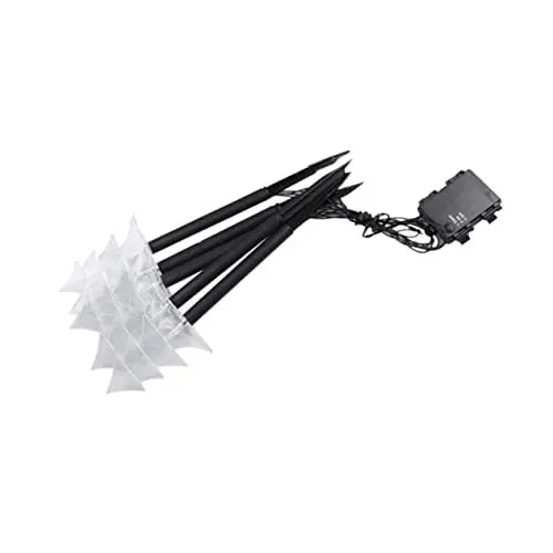 Produktbild: Kisangel Landschaft Licht Weihnachten Baum Rasen Lichter Garten Decor Schneeflocke Form Warm Weiß für Hof