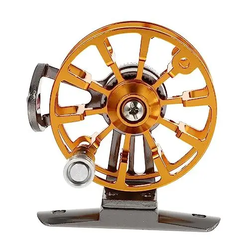 Produktbild: Kisangel 1Stk Fischrolle Angelrolle Metall Angelrollenwickler angelzubehör Angelgeräte angelschnur Angelausrüstung tragbares Angelrad Siehe Stangenrad Werkzeug handhaben Spule