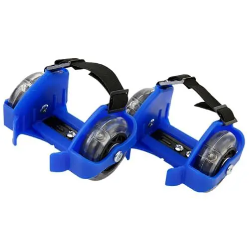 Produktbild: Kisangel 1 Paar Roller Skates Rollschuhe dartscheibe -Skates Kinderrollschuh Fersenrad-Skates mit Lichtern Schlittschuhe für Kinderroller Schlittschuhe für Kleinkinder