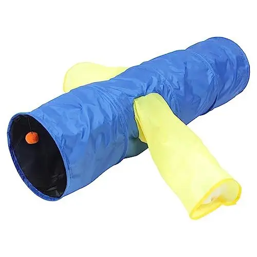 Produktbild: Kisangel 1 STK Haustier Tunnel Spielzeug Katzenversteckspielzeug lustige Katzenröhre Katzenspielzeug Interactive cat Toy Katzentunnel Bett-Caddy zum Aufhängen Haustierzubehör Katzenbedarf