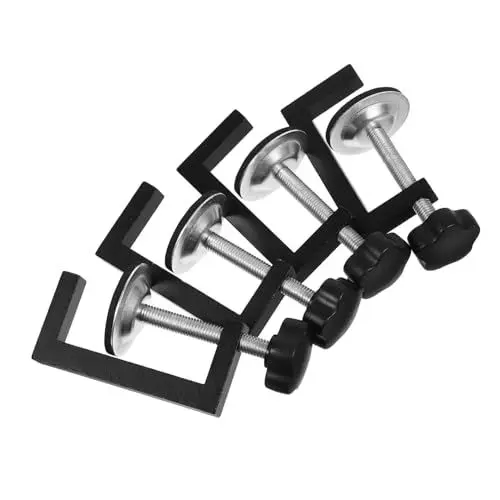 Produktbild: Kisangel 4 Stücke Heavy Duty Holz Klammern Möbel Modul Befestigungen Terrasse Sofa Clips Schnitts Sofa Clips Korb Stuhl Befestigungen