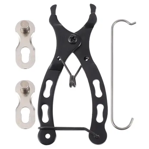 Produktbild: Kisangel 1 Satz Kettenklettzange Kettenzange Schnellgliedzange Fahrrad Kettensplitter Schnellspannzange Fehlende Verbindungen Reparaturwerkzeug Für Rennradketten Stahl Zu Zerlegen Indikator