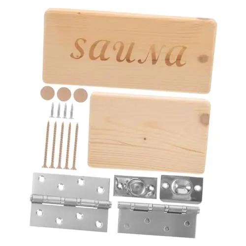 Produktbild: Kisangel Holzgriff Für Saunaraum - Türgriff Im Rustikalen Stil Leicht Zu Reinigen Verleiht Ihrem Spa Eleganz