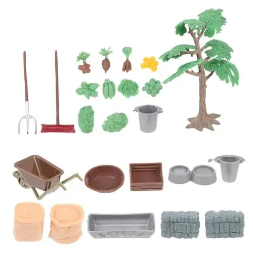Produktbild: Kisangel Lebendige PVC Bauernhof Modell Dekorative Gemüse Set Küche Dekorationen Für