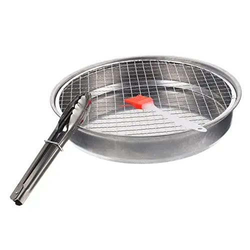 Produktbild: Kisangel Outdoor-camping-grill 28 Cm Mini-rack Tragbarer Grillofen Edelstahl Leicht Zu Reinigen