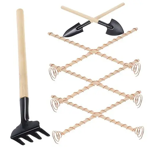 Produktbild: Kisangel 1 Satz pflanzenzubehör pflanzenzuberhör Gartengeräte Set Pflanzenpflege Set Gartenwerkzeug-Set Gartenschaufel-Kit Werkzeug zur Herstellung von Gartenantennen Gartenhandkelle Holz