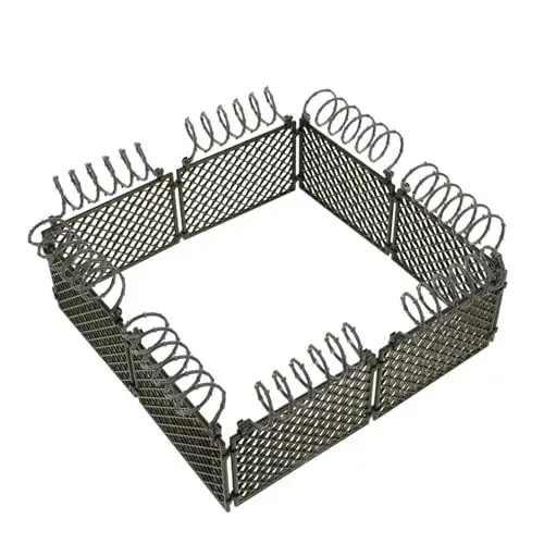 Produktbild: Kisangel 1 Set Miniatur Bauernhofzaun Szene Lamellen BAU Von Mini Zäunen Modell Outdoor Miniatur Zaun Dekoration Puppenhaus Landschaft Gefängnis Gefangenenbarriere