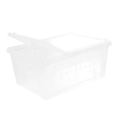 Produktbild: Kisangel 1 Stück Karton Aufzuchtbox für Insekten Tarantel- -Schlinge ransparent Reptilienversteck Reptilien zubehör Spinnen Box gehäuse Futterkasten für Reptilien Reptilfall