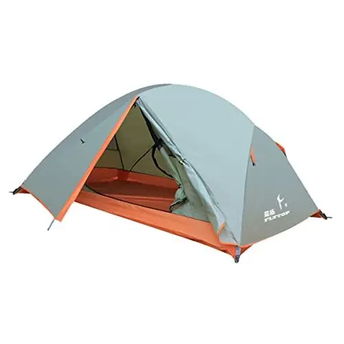 Produktbild: Kisangel 1stk Camping Zelt Sofortiges Zelt 2-Personen-Zelt Winddichtes Sofortzelt Familienzelt Camping-überdachung Fahrradzelt Baldachin Zelt Sonnenschutzzelt Automatisch Angeln Reisen