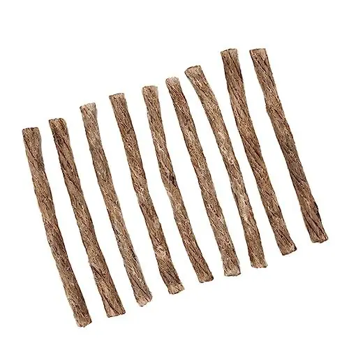 Produktbild: Kisangel 20St Grill-Feuerseil Stahlwolle-Pads Feueranzünder aus Juteseil Outdoor-Feuerstartwerkzeug Schwarze Retro-Wandaufkleber Outdoor-Seil hanfseil brennendes Holz Kamin Zubehör