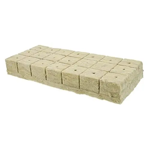 Produktbild: Kisangel 20St Zuchtkindergartenblock Torfpfropfen Mineralwolle für hydroponische Bepflanzung Anlage pflanze Setzlinge Mineralwolle für Gewächshaus Saatgut-Keimschale Gemüse Tablett Werkzeug