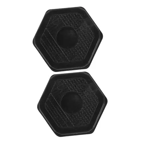 Produktbild: Kisangel 2St Gummiauflage für Reckstange Krafttrainer von Fitnessgeräten Indoor-Fitness-Angebot Endpolster für die Türtrainingsstange Pull-up-Gerät Pull-up-Ausrüstung Black