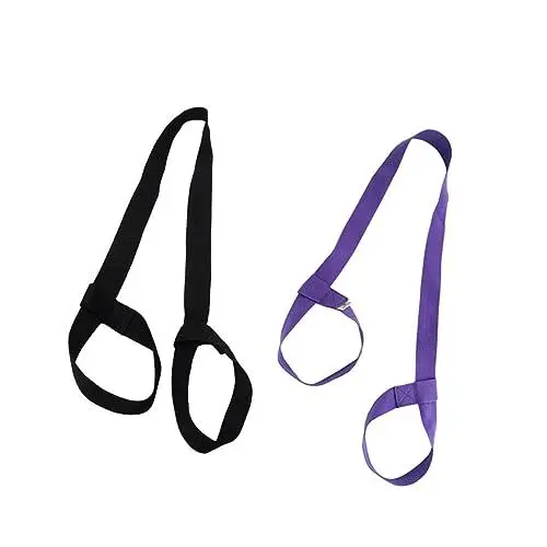 Produktbild: Kisangel 2St Gurt für Yogamatte verstellbare Yogamattenschlinge Gymnastikmatte Gürtel aussetzen Yoga-Essen Trainingsmattengurt Yogamatten-Tragegürtel Sport Yoga Matte Umreifung Hosenträger