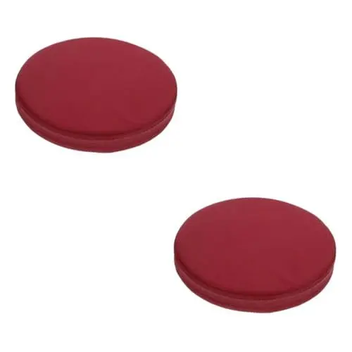 Produktbild: Kisangel 2St Kissen sitzunterlage stuhlauflage Sitzpolster Sitzauflage Stuhlpolster Sitzmatte für Sofa Stuhlsitzmatte aus Polyester Austausch der Barhockersitze Schreibtischstuhlmatte Leder
