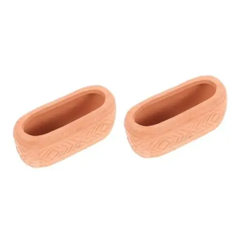Produktbild: Kisangel 2St Miniatur blumentopf Selbstbewässerung künstlich große Anzuchttöpfe süße Pflanzentöpfe Anlage gartendekoration Garden Decor Blumentöpfe nach Hause Blumentöpfe im Freien Keramik