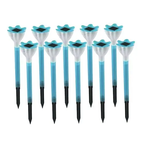 Produktbild: Kisangel 2St dekorative Außenleuchten Sonnenlicht In Solarleuchten im Freien solarleuchten für außen Punktlampe Blumenlicht LED schmücken Holzstapel Gartenbeleuchtung Dekorative