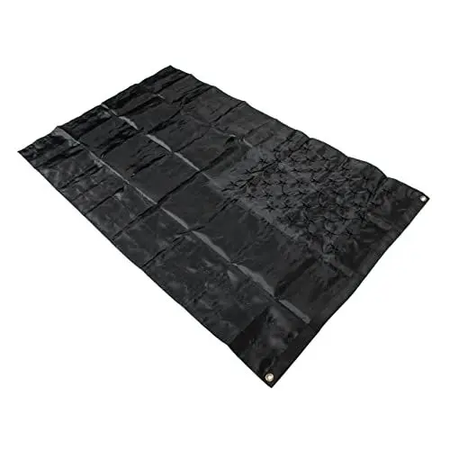 Produktbild: Kisangel 2St schwarze Zierleiste schwarzes amerikanische Flagge Tapisserie Flaggen exquisiter Festival-Anhänger Festival- -Requisite gestickt schmücken Vereinigte Staaten Banner