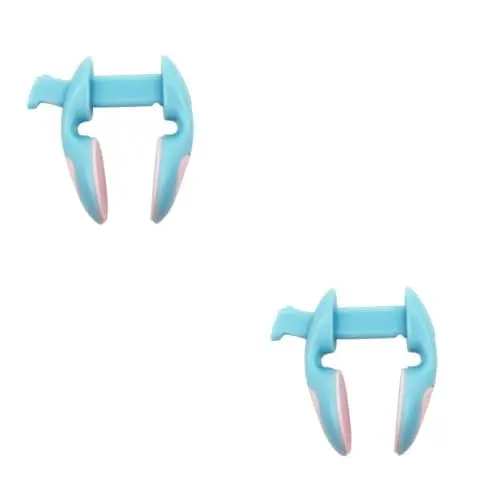 Produktbild: Kisangel 2 Kisten Silikon Zubehör für Pool-Nasenclip Nasenclip für Erwachsene Poolzubehör Turnbeutel für Mädchen Schwimmender Nasenclip Nasenklammer Erwachsener Schutz Japan