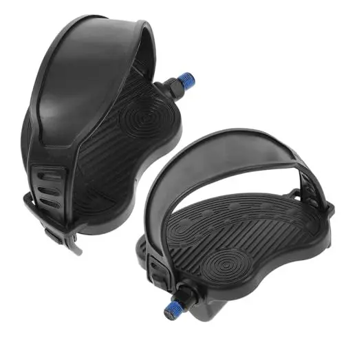 Produktbild: Kisangel Fahrradpedale für Fitness-Bike Heimtrainer Pedale Riemen Bequem für Indoor-fahrten