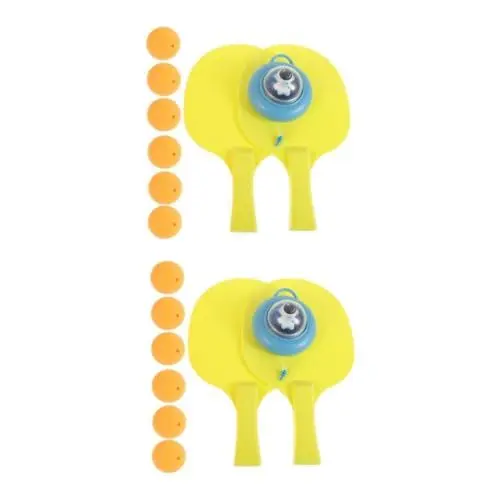 Produktbild: Kisangel 2 Sätze Tischtennis Trainer Badminton-Birdies Tischtennisschläger Tennisschläger Für Tennisschläger Damen Tennistasche Für Tischtennisausrüstung Kinderspiele Blue Pp