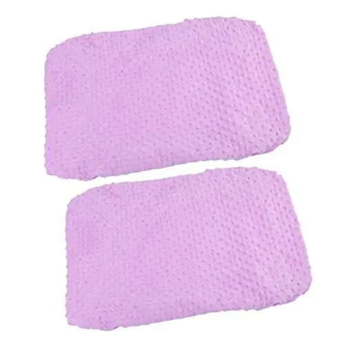 Produktbild: Kisangel 2 Stk Startseite Abdeckungen Für Wickelunterlagen Abdeckung Für Den Wickeltisch Wickelunterlagenbezug Wickelauflage Für Kinder Bettwäsche Vierteiliges Set Baby Violett Atmungsaktiv
