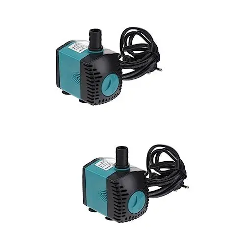 Produktbild: Kisangel 2 Stk Tauchpumpe Wasserpumpe Teichpumpe Fischteich Brunnenpumpe Keramischer Kern