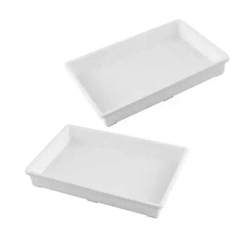 Produktbild: Kisangel 2er-pack Pflanzschalen Aus Kunststoff Für Den Innenbereich Pflanzenuntersetzer Für Töpfe Wasserbehälterschalen Für Bonsai Keramiktöpfe