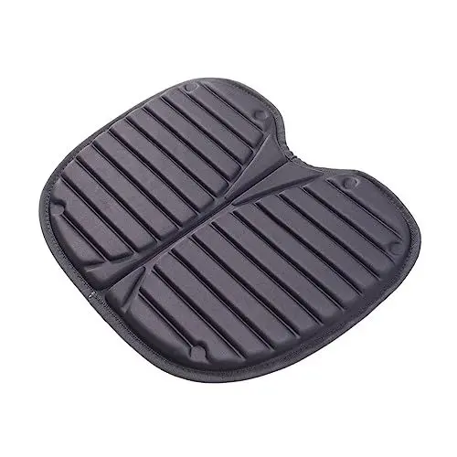 Produktbild: Kisangel 2stücke Kajak-sitzkissen Gepolstert Sit-ruderbootmatte Angel-sitzpolster Für Kanu Kajak Fischerboot Outdoor-Camping Eva-Material rutschfest Komfortabel Schwarz