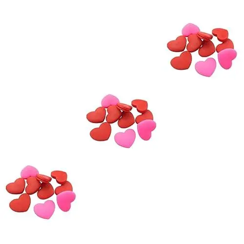 Produktbild: Kisangel 3 Sets Herzförmige Tennisschläger-Absorber Silikon-dämpfer Zur Dämpfung Für Spieler 10 Stück * 3