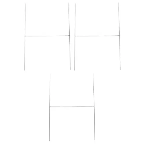 Produktbild: Kisangel 3St H Werbung für Werbe ständer verzinkter Draht Poster-Bodenständer Embleme Werbeausstellungsständer Plakatständer vertikal Werbeständer hohles Brett Halterung das Schild Weiß