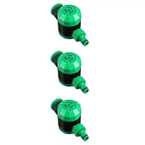 Produktbild: Kisangel 3St automatisches Bewässerungssystem automatische gartenbewässerung bewässerungssteuerung Tropfbewässerungsset für den Garten Wasserschlauch-Timer im Freien Rasensprenger Abs Green