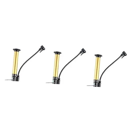 Produktbild: Kisangel 3 Stücke Einfach Zu Bedienen Fahrrad Pumpe Hochdruck Inflation Luft Versorgung Mini Rahmen Zu Stand Pumpe Eisen Material
