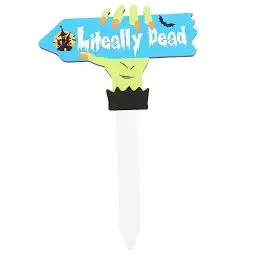 Produktbild: Kisangel 3St halloween atmosphäre halloween gartendeko Vintage Halloween-Dekorationen Gespenster-Rasendekoration Embleme Ornament Gartenschild Dekorationen für Gartenpfähle draussen Geist