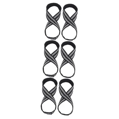 Produktbild: Kisangel 3 Paare Hilfsbänder Für Die Fitness Übungsbandage Heben Von Handgelenkbandagen Fitness-Accessoires Für Frauen Widerstandsgürtel Fitnessstudio Sport Kreuzheben