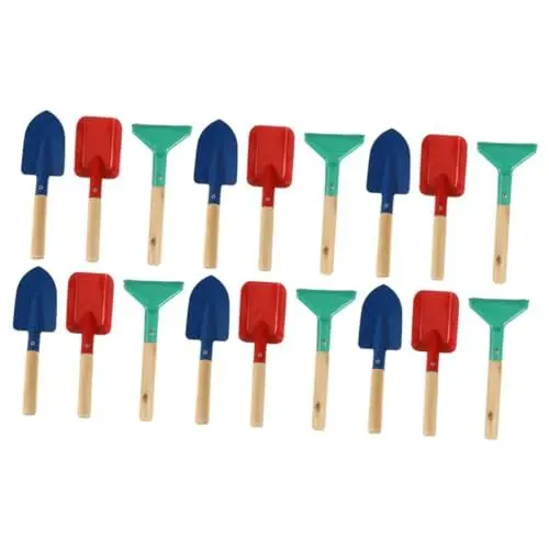 Produktbild: Kisangel 3 Sets Gartenwerkzeugset Kinder Strandspielzeug Kinderspielzeug Kinder Outdoor Spielset Kinderspielzeug Gartenschaufel Rechen Minispielzeug Für Kinder Grabspielzeug Kinder