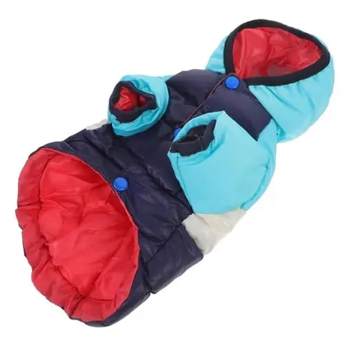 Produktbild: Kisangel 3st Haustier-Baumwollkleidung Winterjacken Für Hunde Beheizbare Hundejacke Winter-Hunde-Hoodie Haustier Trägt Kleidung Fleeceweste Zweibeinige Kleidung Baumwolle Kälte Fernhalten