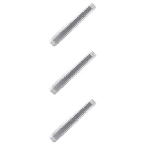 Produktbild: Kisangel 3st Led Camping Lichter Led-beleuchtung Unter Dem Schrank Tragbare Röhrenlampen Schrankbeleuchtung Led-lichtröhre Draussen Weiß Warnlicht Effizientes Lichtdurchlässiges Pvc