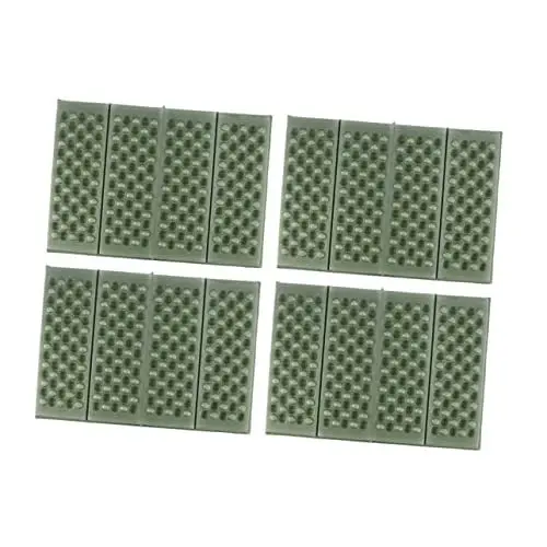Produktbild: Kisangel 4 Stücke Isolierte Pad Camping Decke Camping Zubehör Schlaf Matte Picknick Teppich