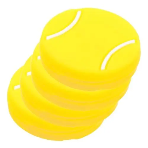 Produktbild: Kisangel 4stücke Tennis Schläger Vibrationsdämpfer Silikon Dämpfer Stoßdämpfer Für Tennisschläger Einzigartige Form Absorber