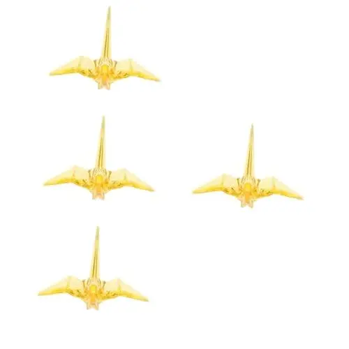 Produktbild: Kisangel 4stücke Dekoration Aus Acryl Leichtes Origami Tier Modell Für Kinderzimmer Perfektes Zur Geburtstagsfeier Einweihung Vielfältige Deko Für Feste Projekte
