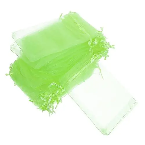Produktbild: Kisangel 50 Stück Schutztasche für den Garten seilspanner kordelstopper schädlingsschutznetz obsttüten Fruchtschutzbeutel Obstbaumbeutel schützende Netztasche Netzbeutel für Gemüse Organza